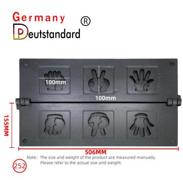 Edelstahl Elektro Waffel Baker Maker zum Verkauf