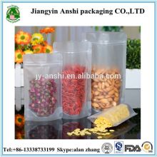 Factory supply packaging opp zipper adhesive transparent plastic bag