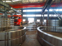 Rough Machining 14000Kg Forged Steel Roller Ring