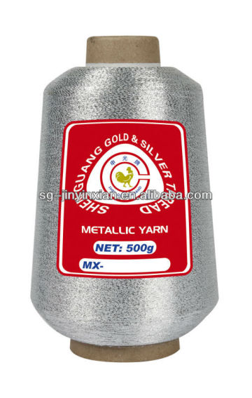 Quality silver lurex yarn