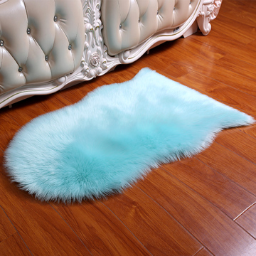 2019 most fashion 8cm long hair sheepskin faux fur rug