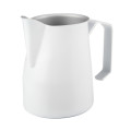 Coupe à lait et pot à lait en acier inoxydable, blanc