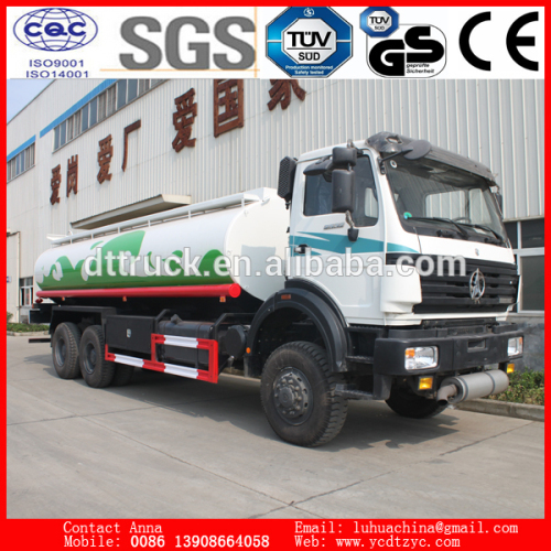 6*4 Military water tank truck 22000L