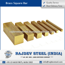 Sturdy Nature Brass Square Bar at Low Export Price