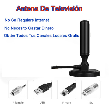 3metros para wnętrza HD Digital de TV Antena