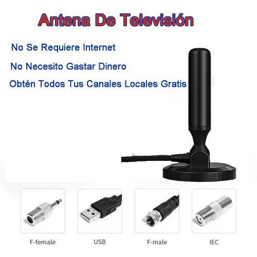 3Metros para 내부 HD 디지털 DE TV 안테나