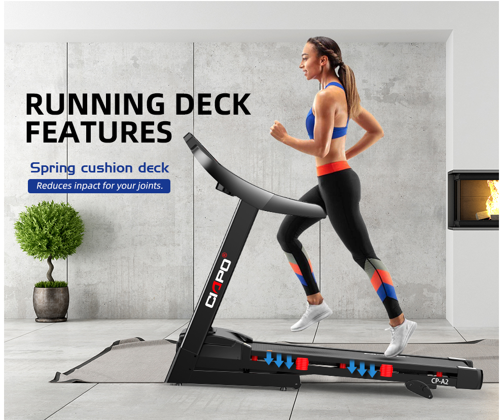 3 level manual incline dc motor electric cheap running machine folding treadmill Tapis roulant