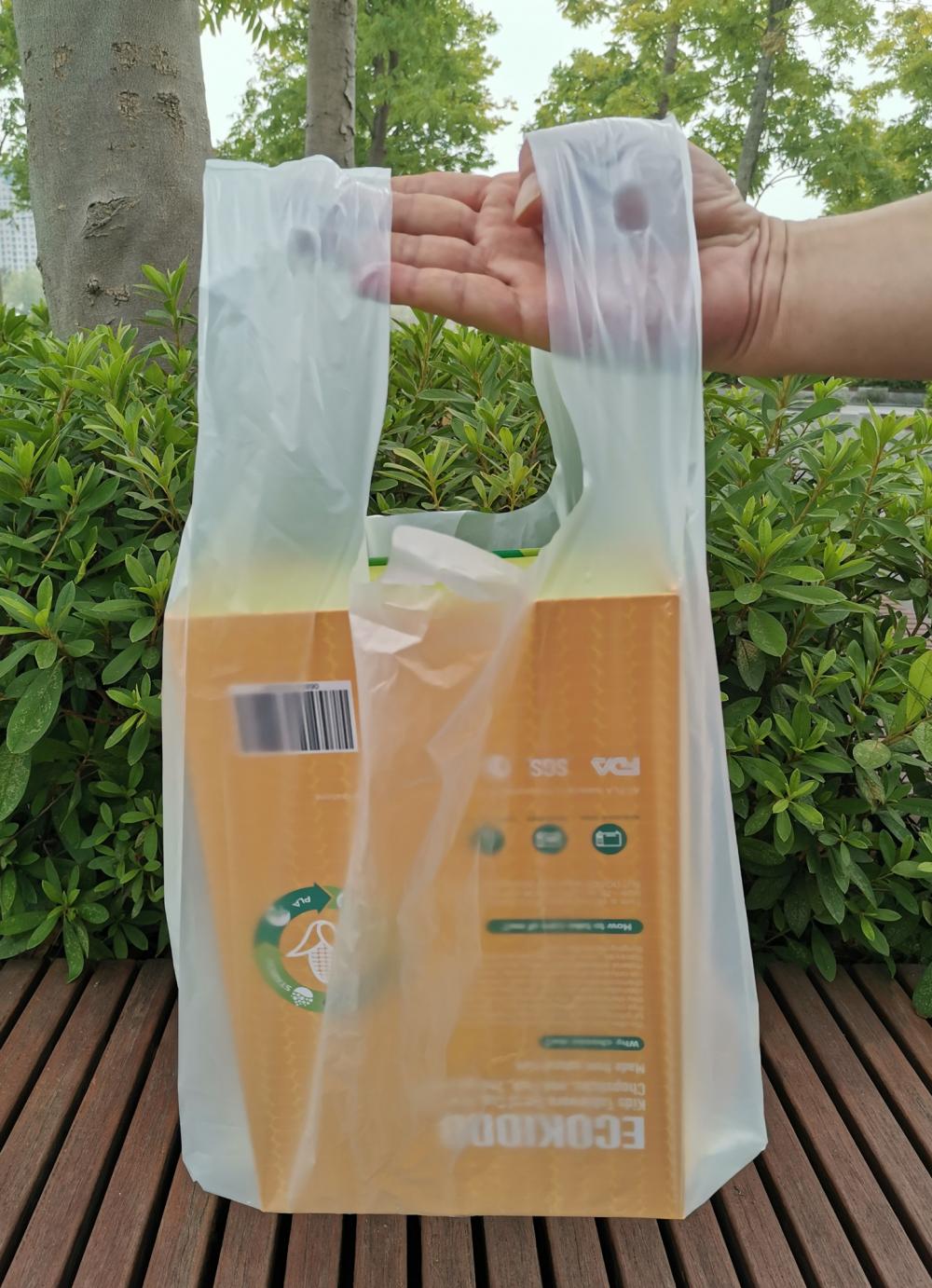 Compostable Cornstarch Carrier Bags EN13432