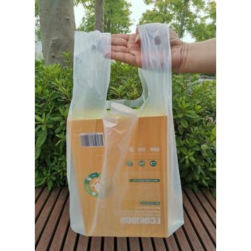 EN13432 bolsas de plástico de supermercado compostable