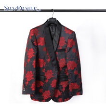 Iitalian Unique Rose Red Business Custom Suits Mens