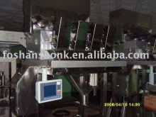 four head linear weigher for packing machine