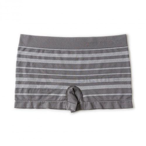 Striped Men's Seamless Boxer Briefs