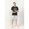 men's print cotton short sleeve T shirt