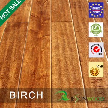Solid Birch hardwood flooring