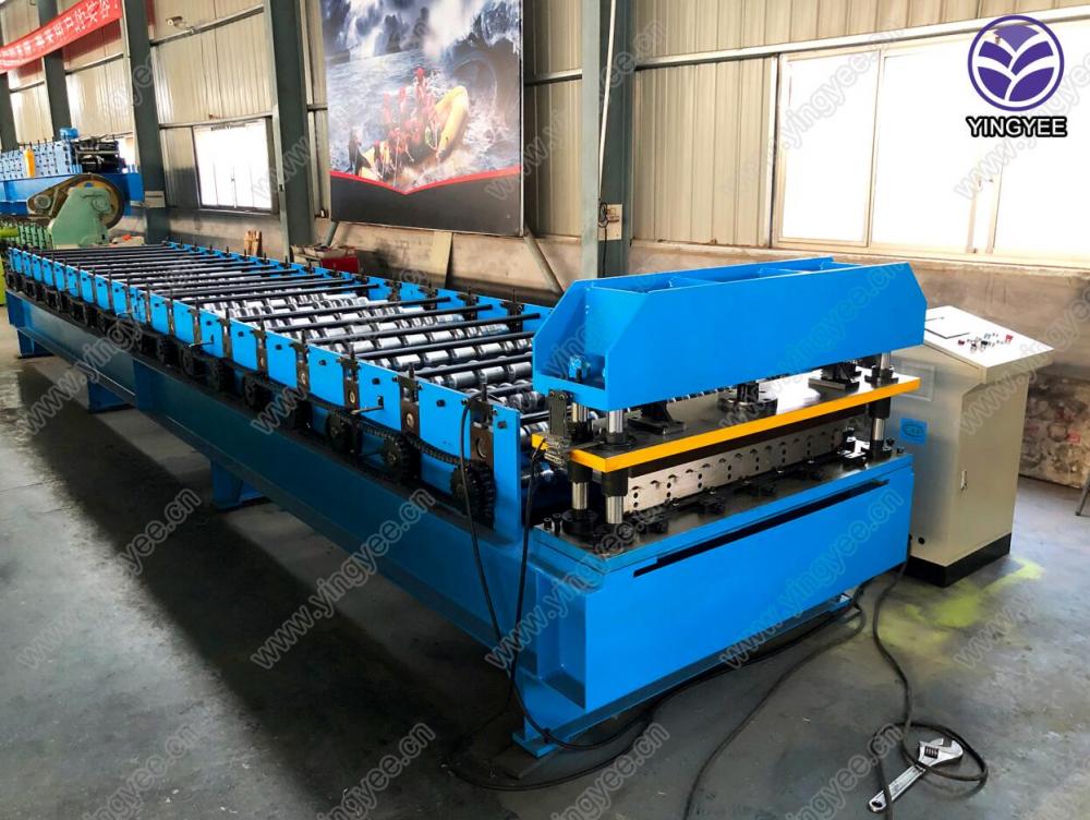 PPGI corrugated roofing roll forming machine