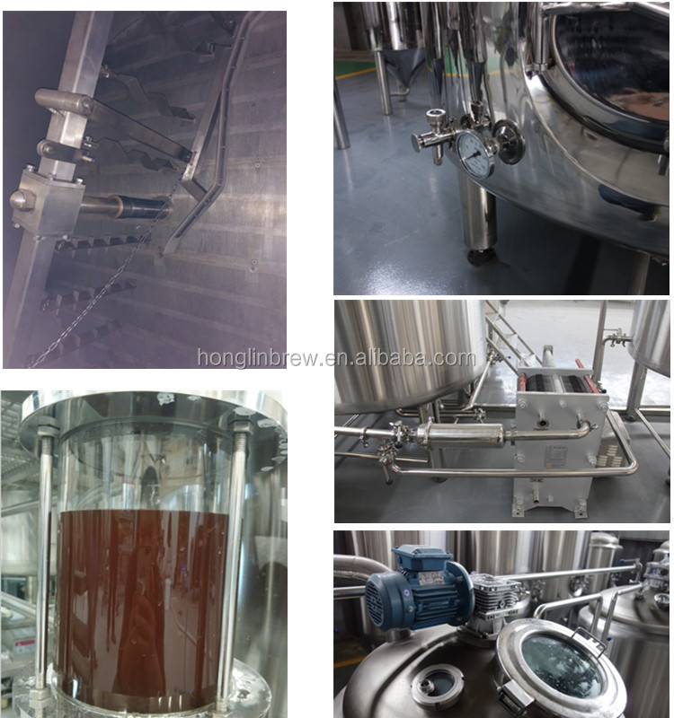 Draft beer making machine customized beer brewing equipment Mash System Turnkey Project for Craft Beer Making