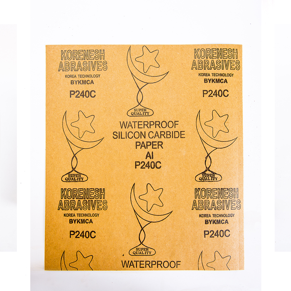 High quality waterproof sand paper Silicon carbide sandpaper sheet polishing sanding paper