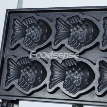 Semi-Automatic Electric Scone Machine/Electric Korean Fish Crisp Maker/Fish Ice Cream Cake Machine