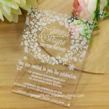 Custom Beautiful Acrylic Invitations Will Make Your Wedding Unique