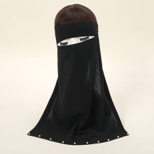 Black Chiffon Niqab for Muslim Women in Malaysia