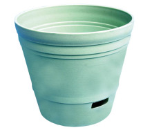 self-watering container,devorative planter,plastic flower pot,round container