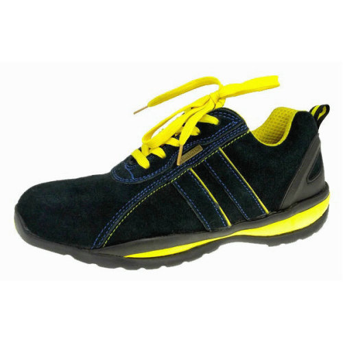 Sepatu Olahraga Safety MD Sole Kulit Suede