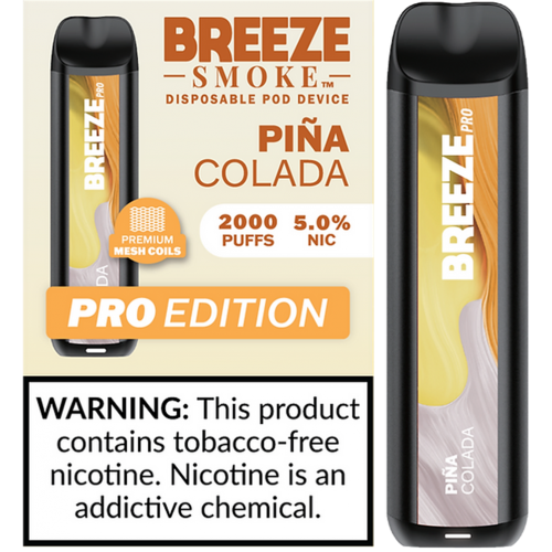 2000 Puffs Breeze Pro vape e-cigarro