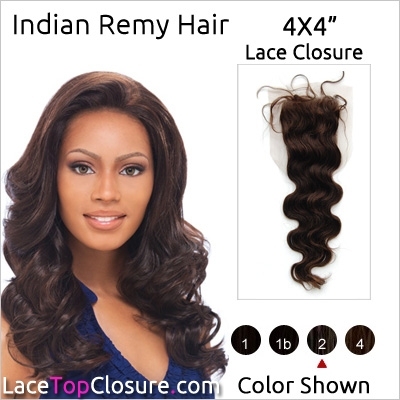 Indian Remy Virgin Human Hair Top Closures