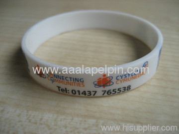 High Quality Charmed Silicone Wristband?
