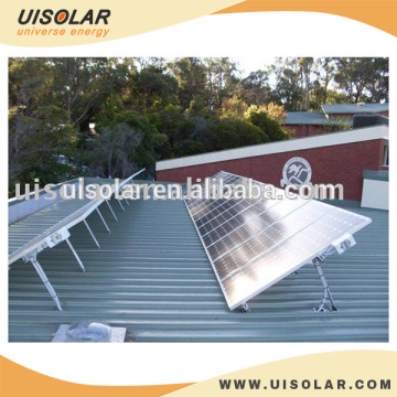 Ballasted Solar Panel Installation
