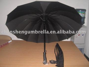 16 ribs logo imprint promotional umbrella