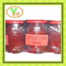 70G-4500G China Hot Sell Canned tomato paste,glass canning jars wholesale