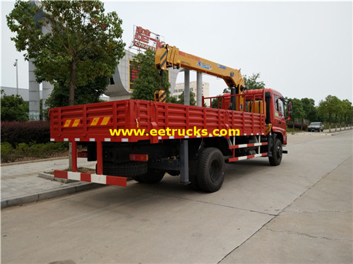 Dongfeng 220hp 8ton Cranes za lori