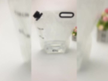 Transparent 1 gallon portable water plastic container