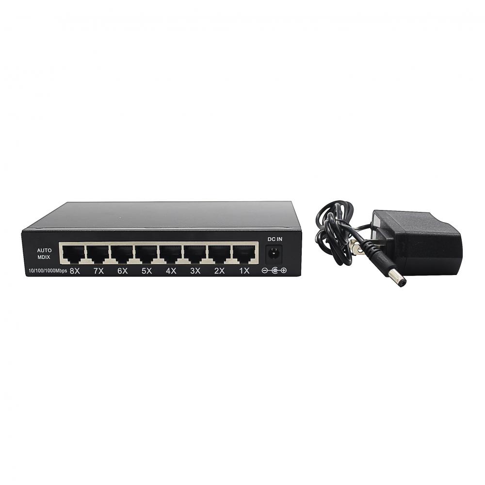 8GE Switch with Adapter