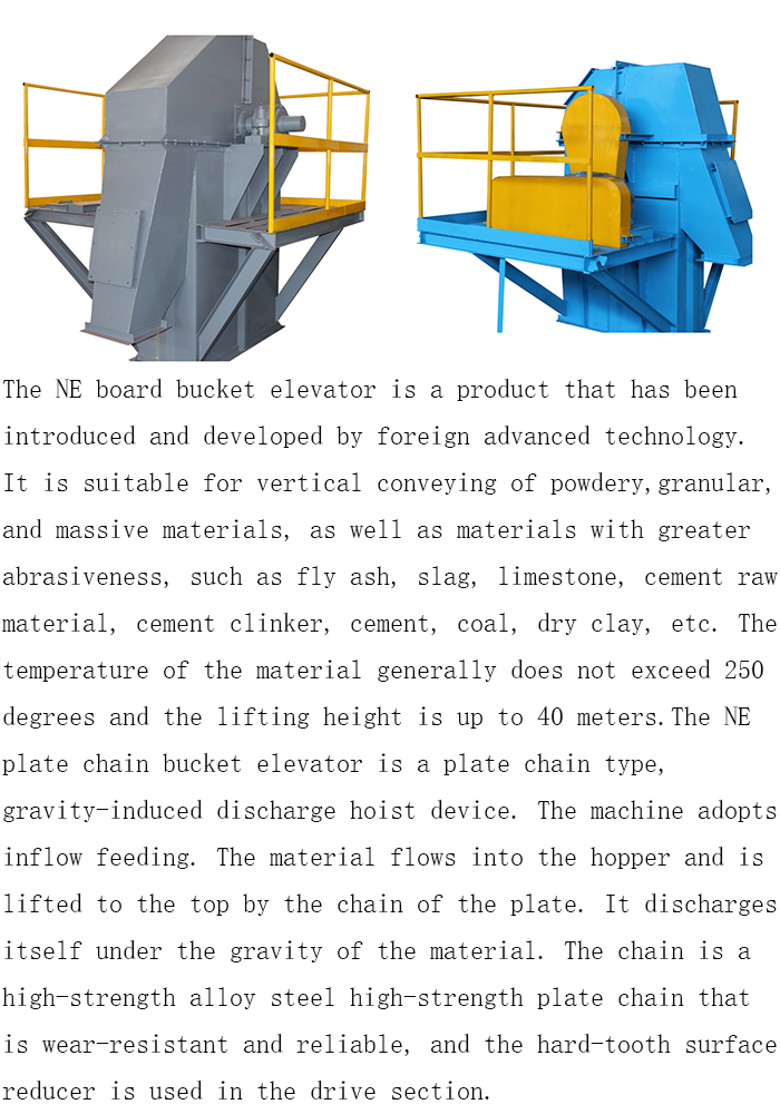 High quality chain conveyor new condition melon seed bucket elevator