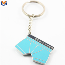 Promotional Gift Customized Metal Enamel Pants Keychain
