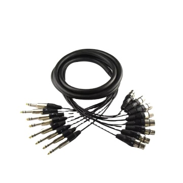 XLR Female to 6.35mm TRS Jack Plug Adapter Cable for Studio Microphones