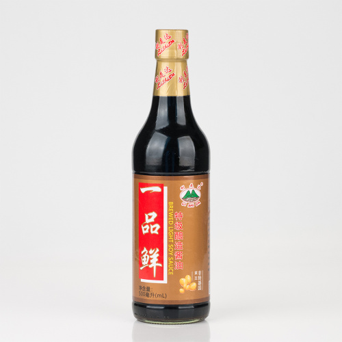 500ml Fresh Fresh Light Soy Sauce Glass Kwalba