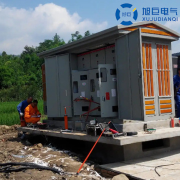 European-style box transformer - on-site assembly