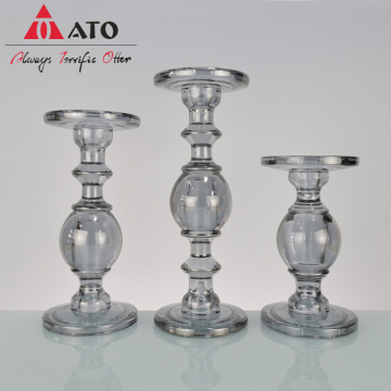 Tealight Tapered Glass Candle Holder Stick Holder