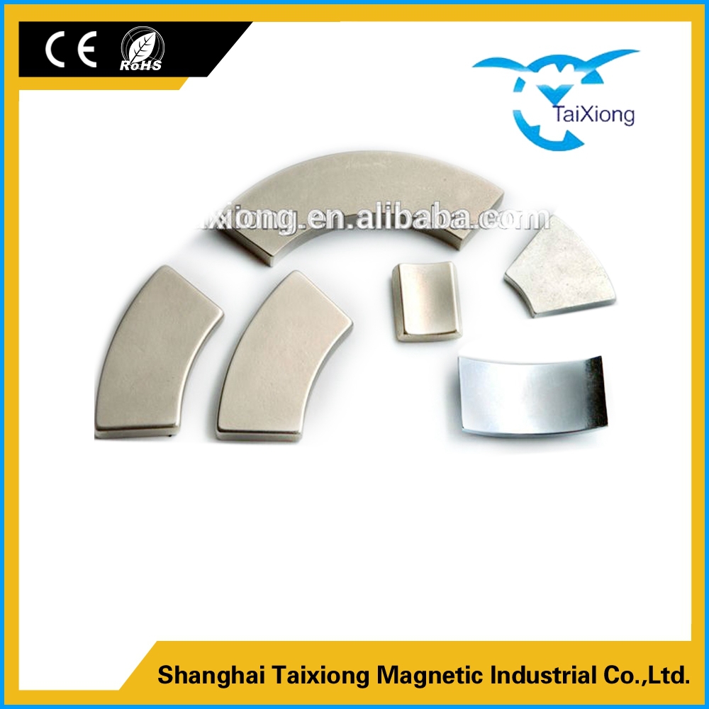 Industrial magnets starter motor magnets, permanent magnet motor