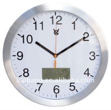 quartz clock with LCD calendar