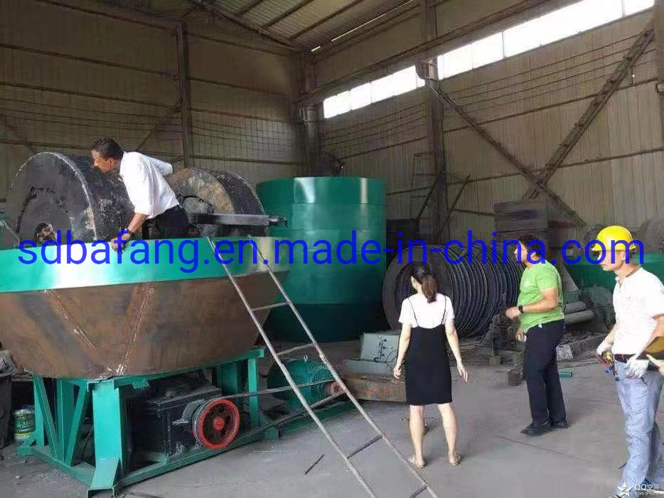 Energy-Saving Gold Mineral Equipment Wet Pan Mill Gold Grinder Made in China