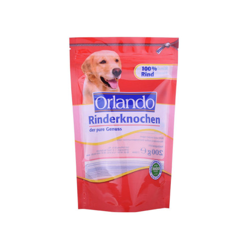 Compostable high quality dog treat packaging pouch