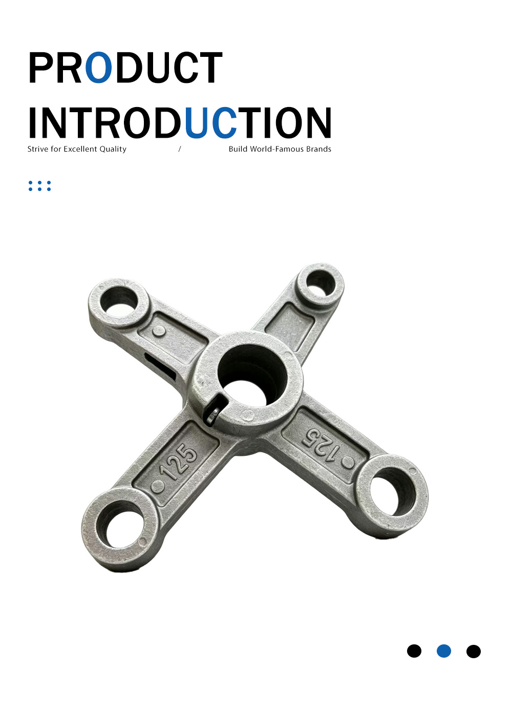 Литье шатуна с тремя вилками Three Fork Connecting Rod Casting