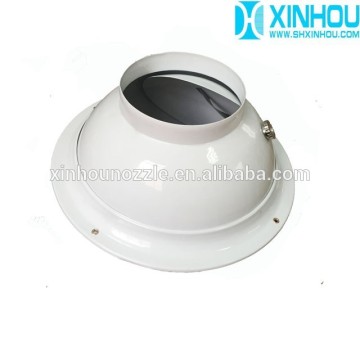 White spherical round jet diffusers