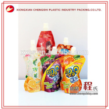 Kids food fruit juice spout pouches round nozzle pouch