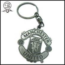 Imitation antique football club metal keychain