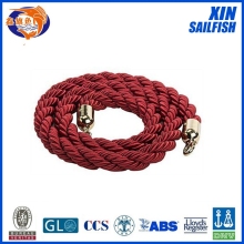 red Crowd Control Post Woven Rope with nice quality